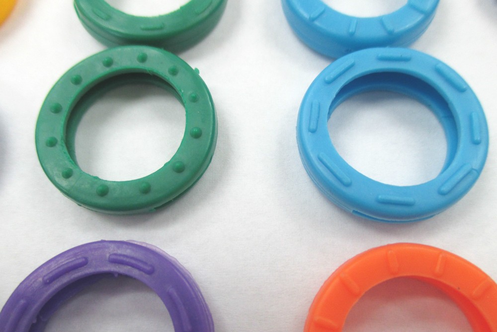 14 Coded Key Head Markers/Finders Set 7 Colors/Marks Code your Key Ring Keys