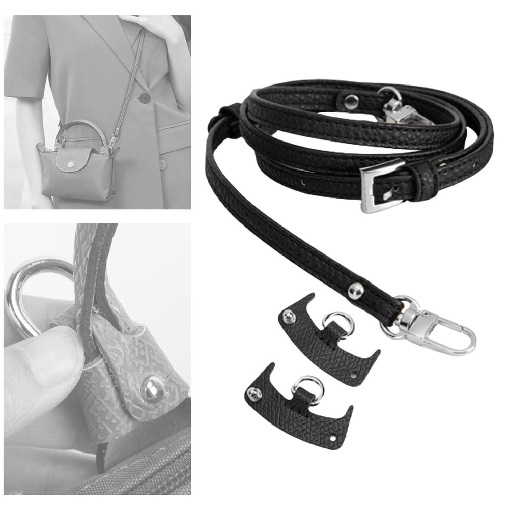 Purse Strap Waterproof Replacement Universal for Purse Black