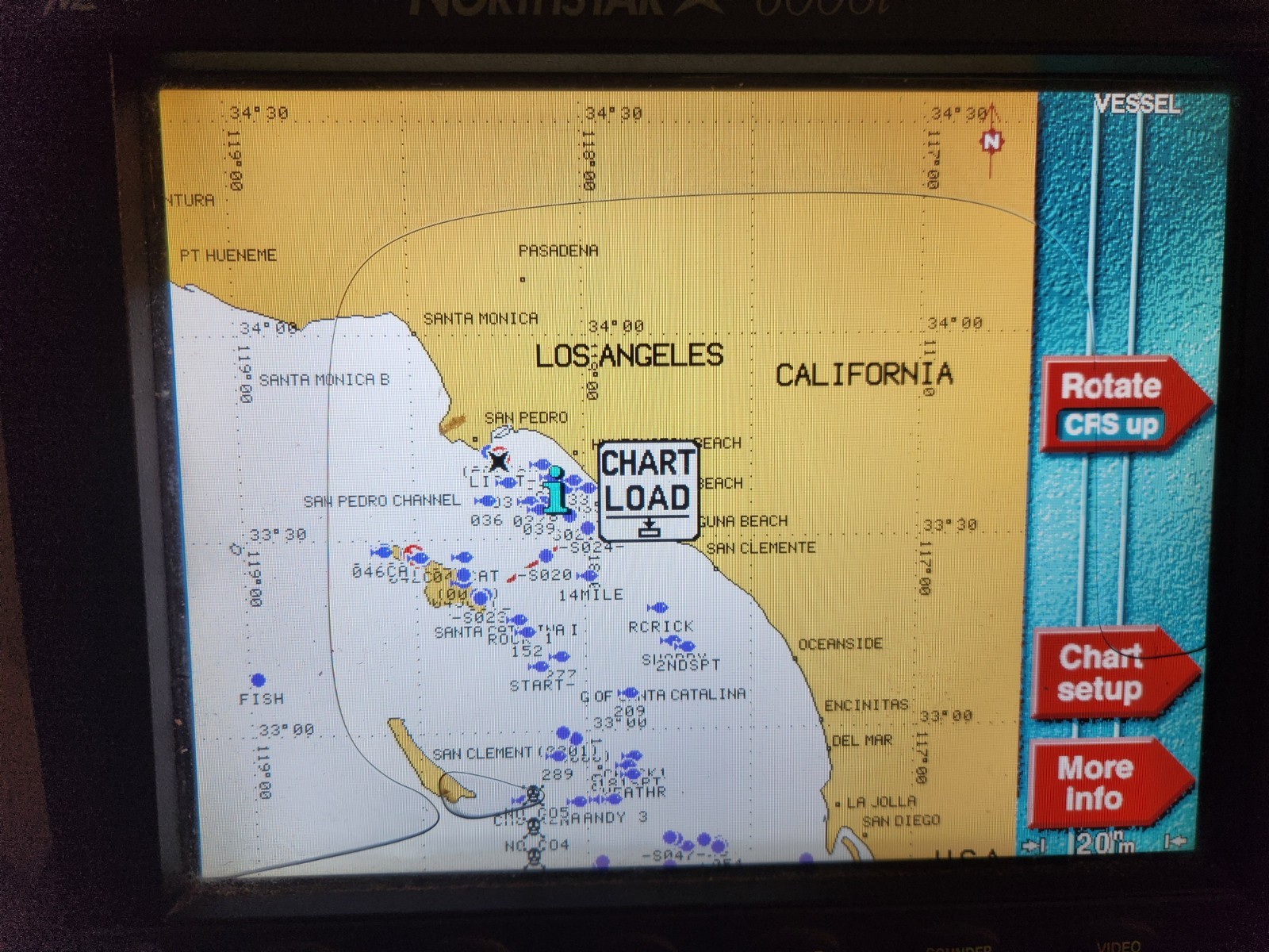 Northstar 6000i GPS Multifunction Display, With Chartplotter 10" Works Great