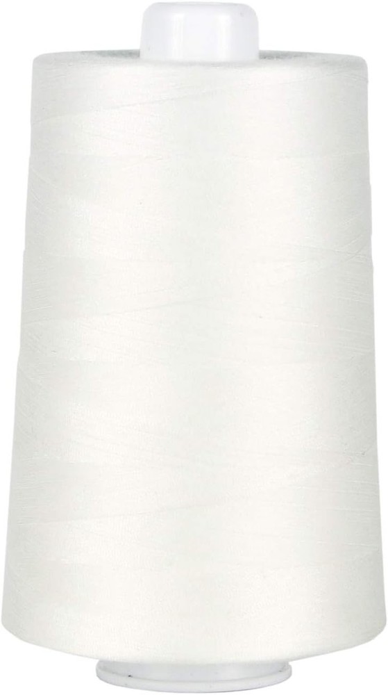 Natural White 40 Weight Polyester Thread 6000 Yards Ideal for Quilting Projects