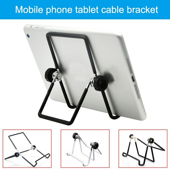 Adjustable Foldable Metal Phone Tablet iPad Stand Desktop Holder Mount Support