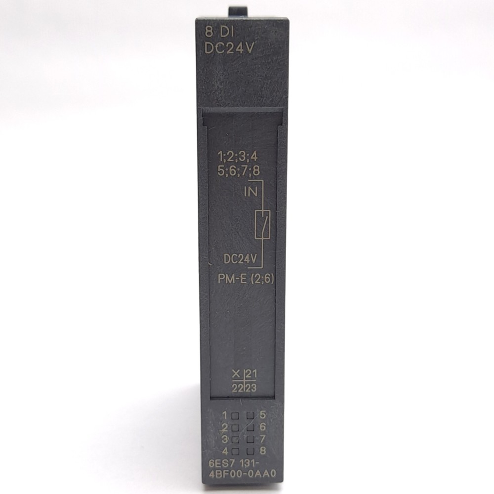 Siemens 6ES7131-4BF00-0AA0 Digital Input Module, 8-Input, 24VDC, For ET 200S