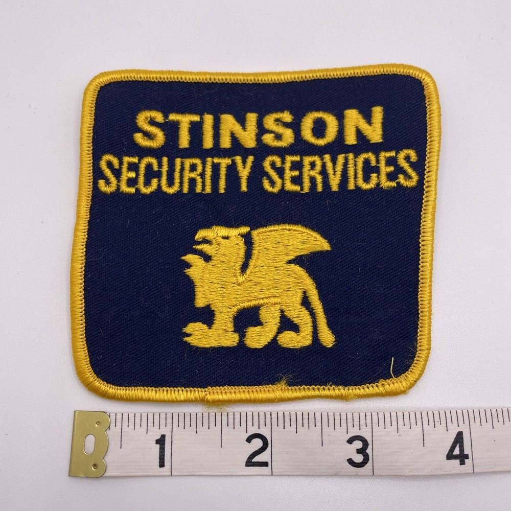 Stinson Security Services, Embroidered Patch, Crest, Emblem New