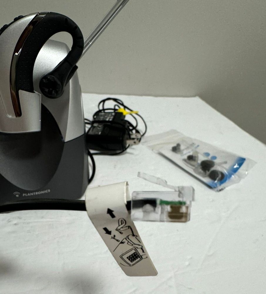 Plantronics CS70 NC Wireless Headset w/ Base Power cord
