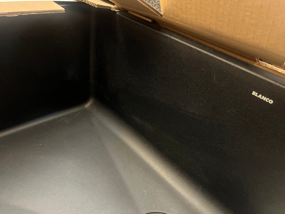 Blanco 442935 Precis 32" Undermount SILGRANIT Kitchen Sink,Coal Black
