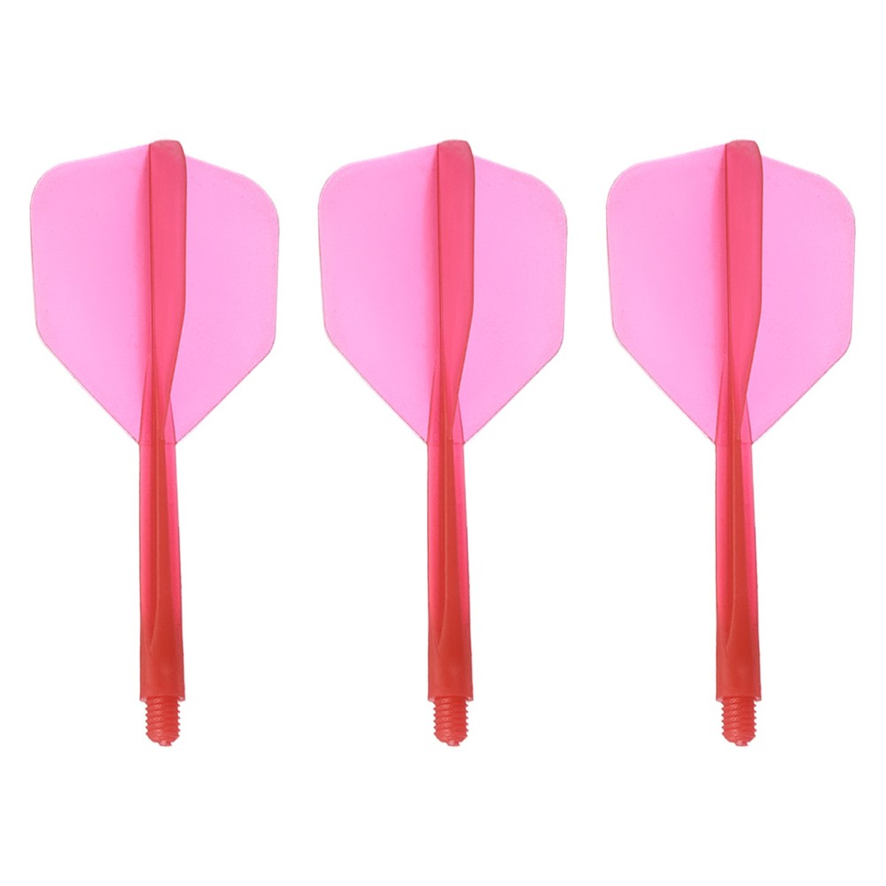 Integrated Dart Shaft Flights, 3 Pack Durable Dart Flight Set, Red