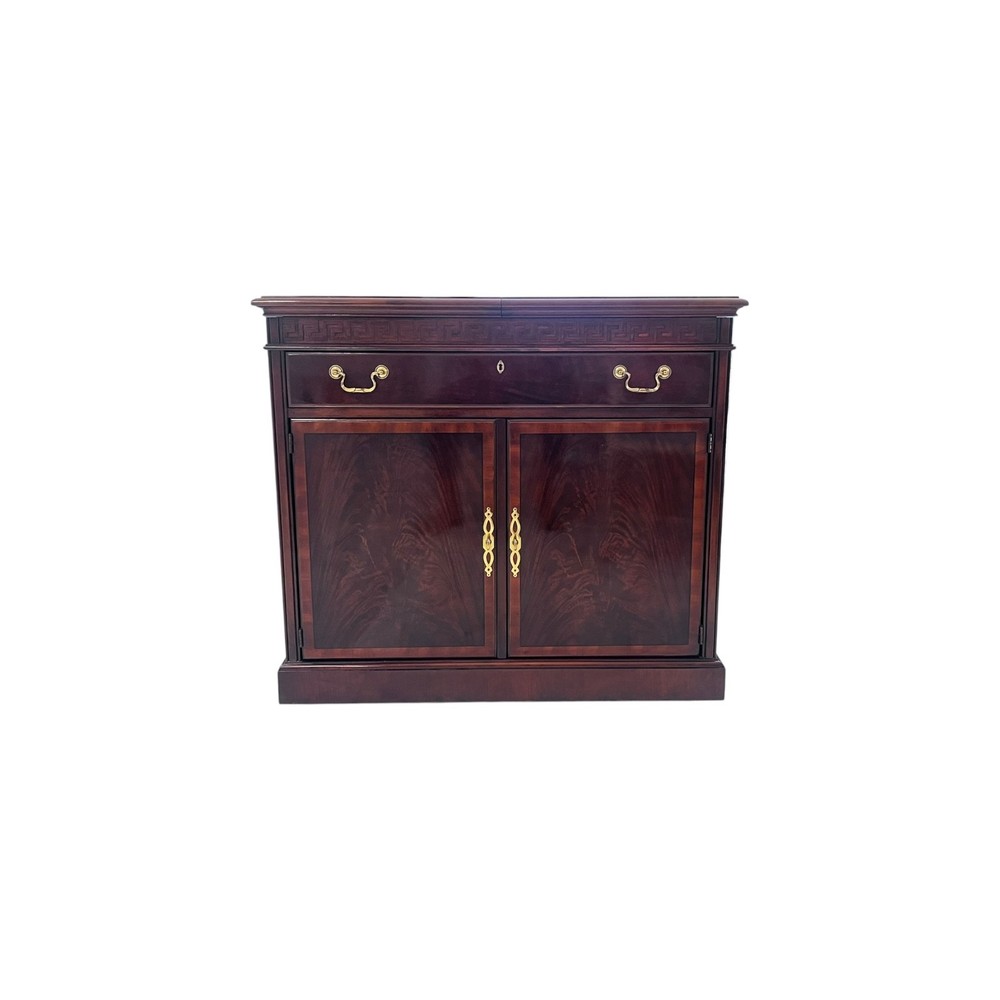 Drexel Mahogany Expandable Server Cabinet