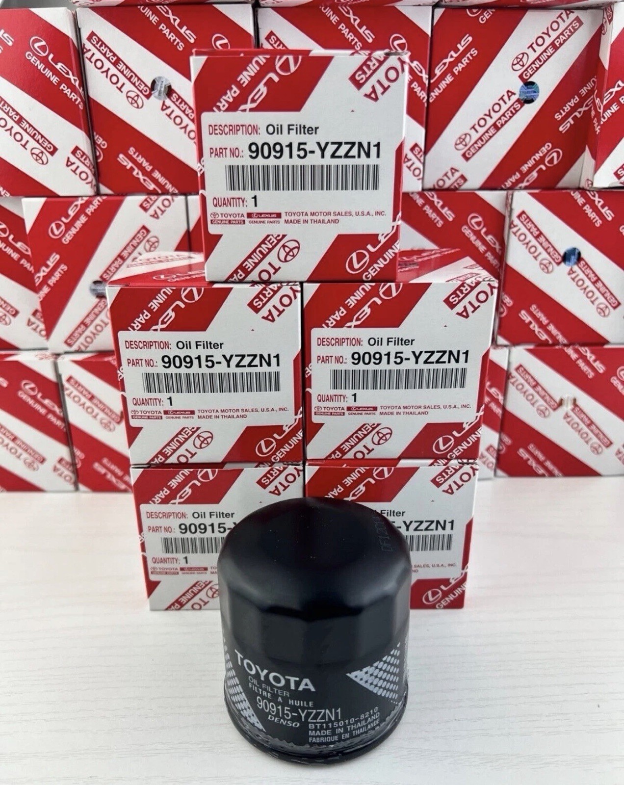 NEW OIL FILTER SET OF (5) 90915-YZZN1 OEM FOR TOYOTA LEXUS