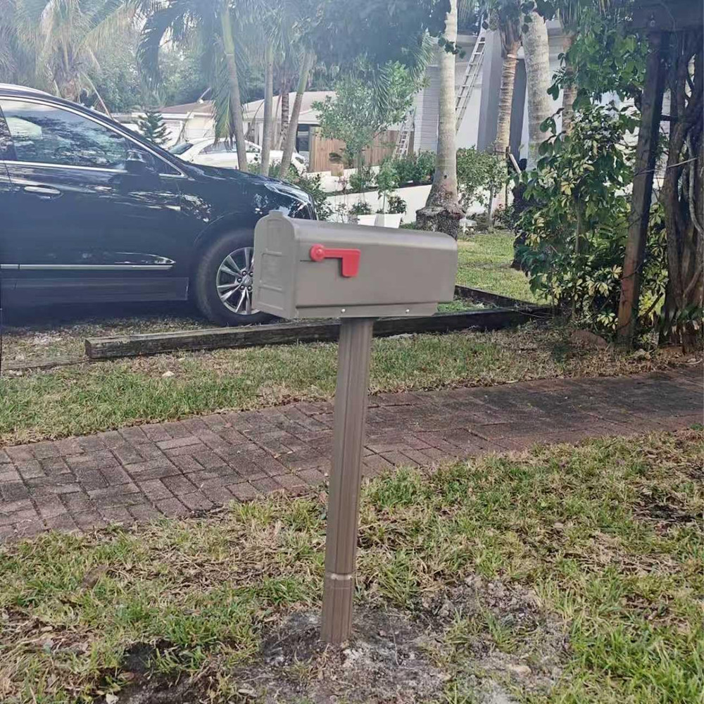 Mailbox Mounting Bracket, Heavy-Duty Plate for Post Mount Mailboxes Compatible w