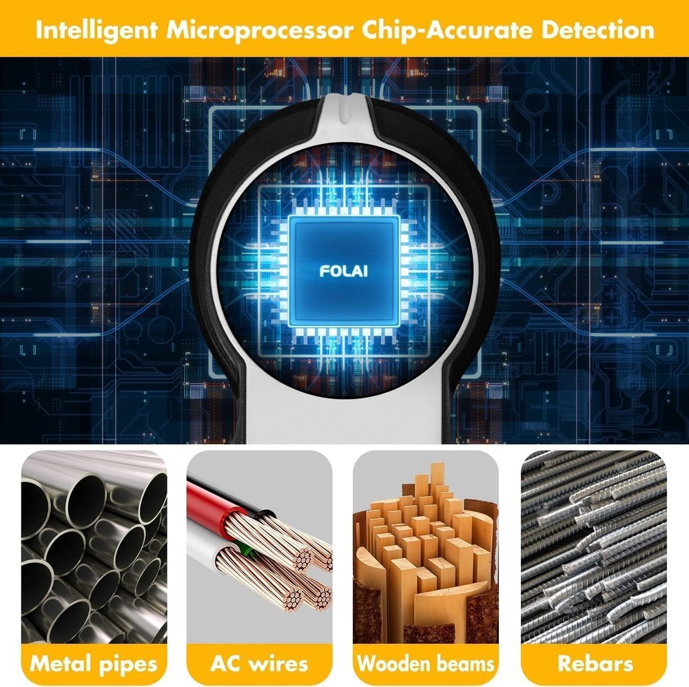 Stud Finder Wall Scanner 5 in 1 Blue