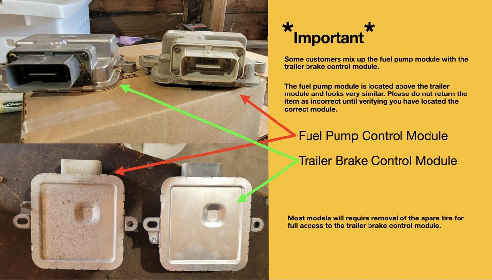 APDTY 141398 TBCM Trailer Brake Control Module 23104453)