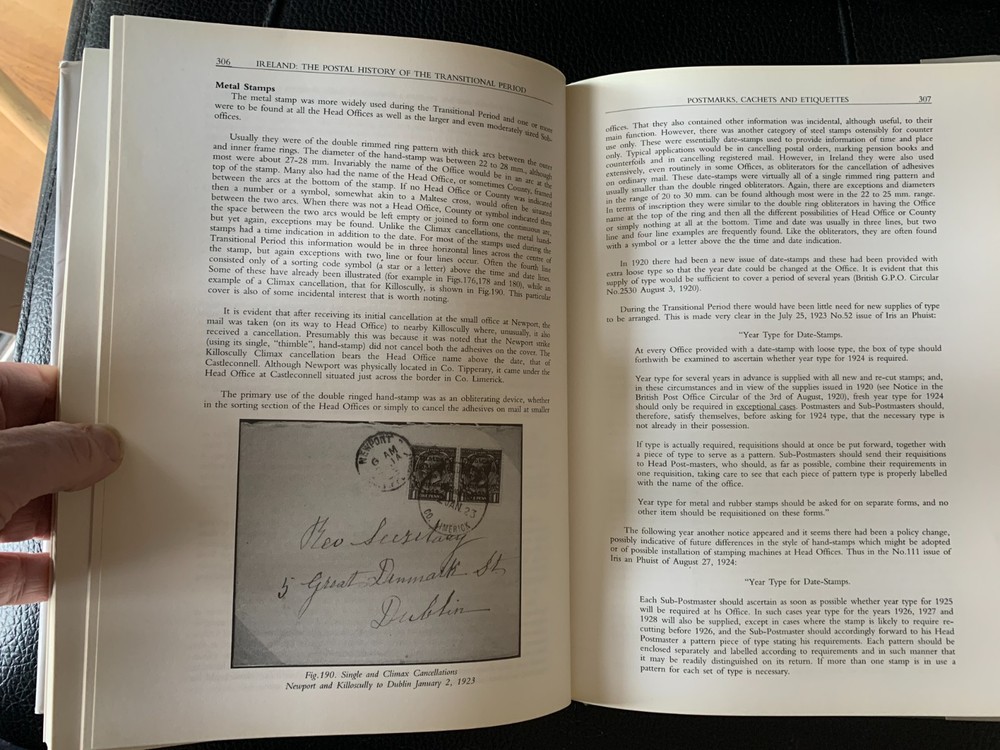 Ireland’s Transition Postal History Transitional Period C I Dulin philately