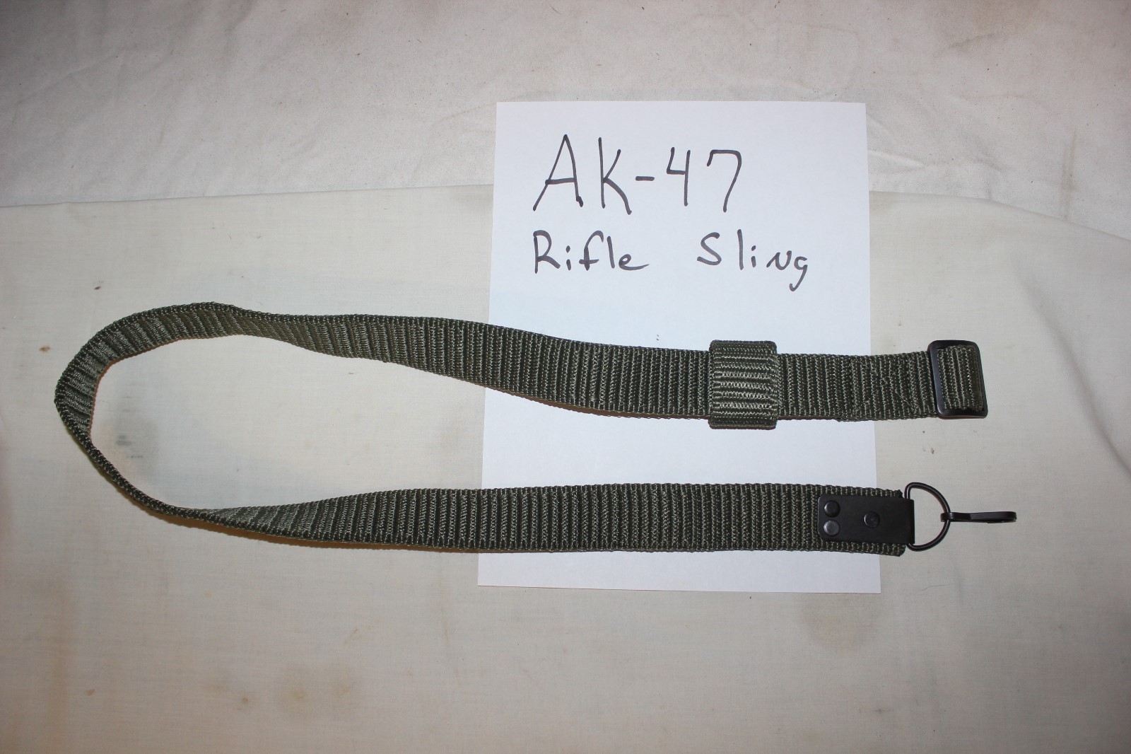 Romanian Military Issue 7.62 7.62x39 Green Nylon Rifle Sling ComBloc