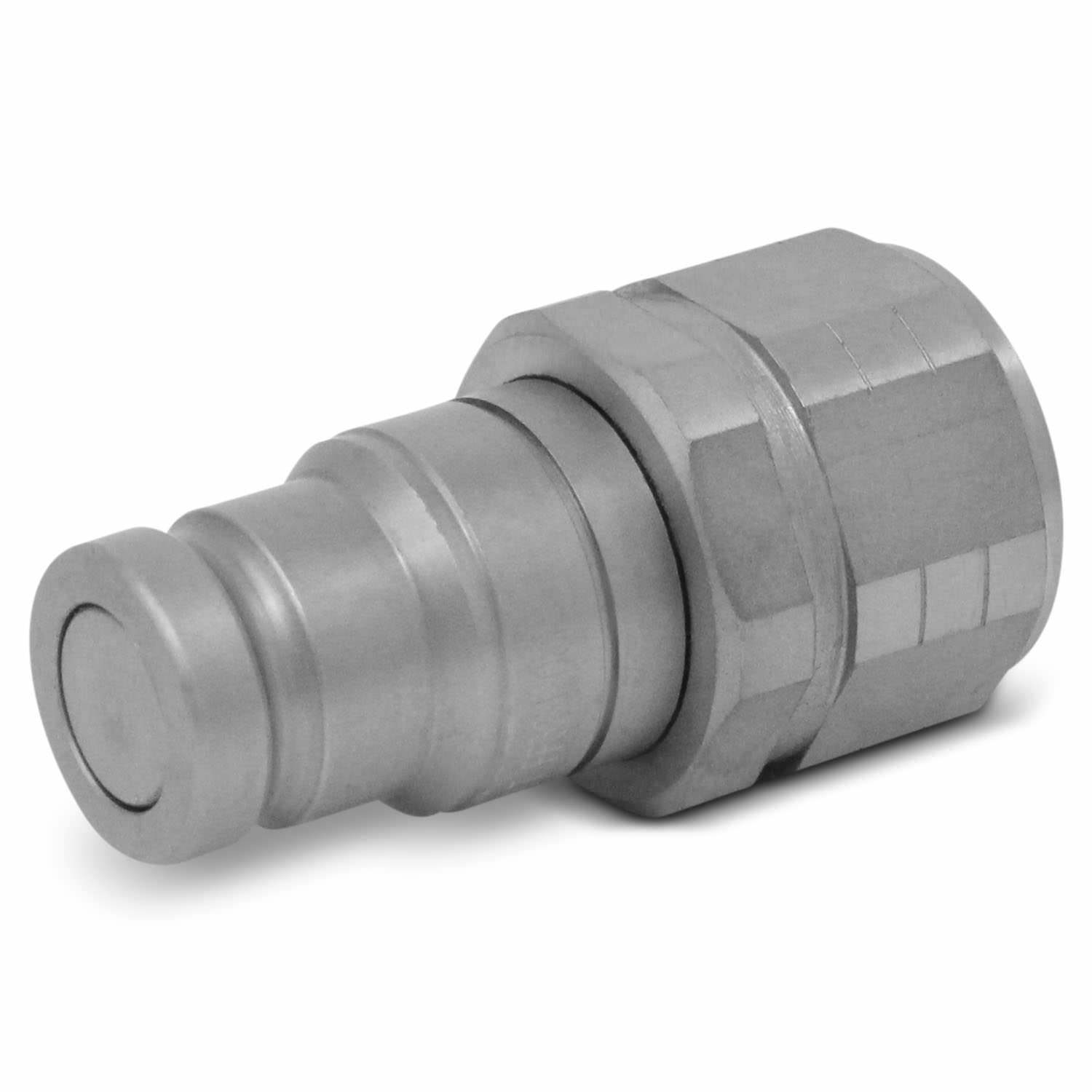 3/8" Flat Face Hydraulic Quick Connect Coupler / Coupling Set, 1/2" NPT Thread