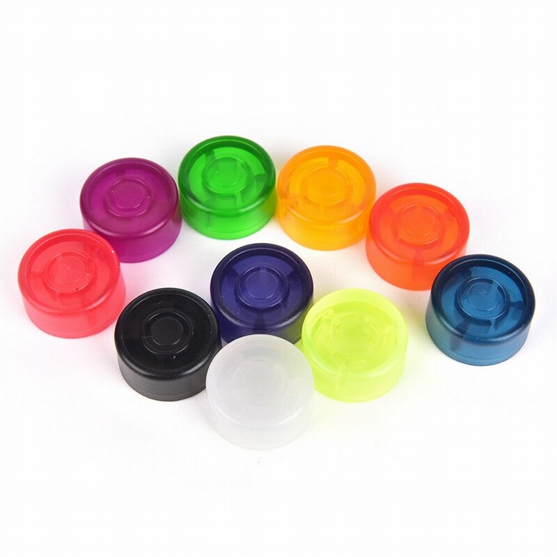 10pcs Candy Footswitch Topper Colorful Plastic Bumpers Footswitch Protector Caps