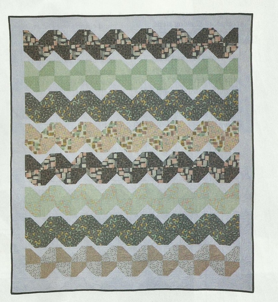 A0370 RICKRACK QUILT PATTERN/INSTRUCTIONS