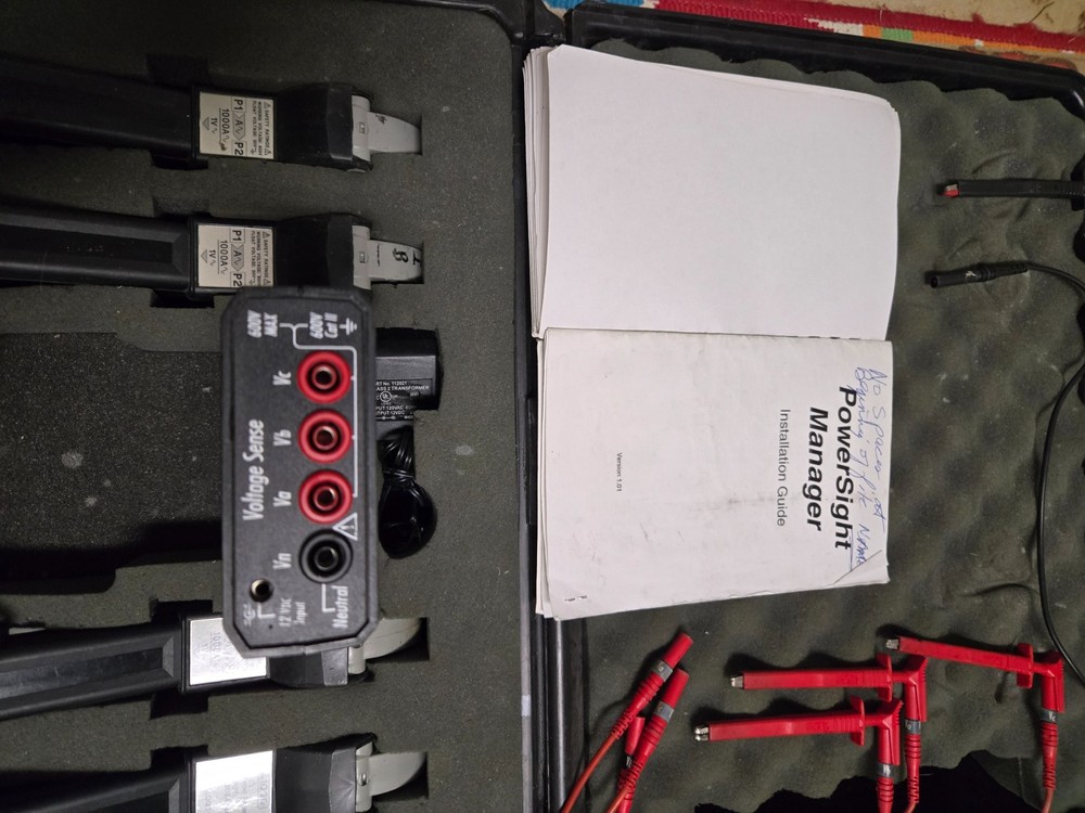 PS 3000 PowerSight Power Analyzer Kit with Case and Accessories !