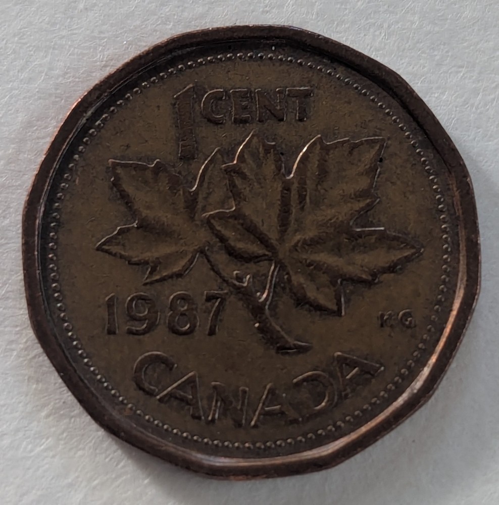 Canada, 1987, One Cent
