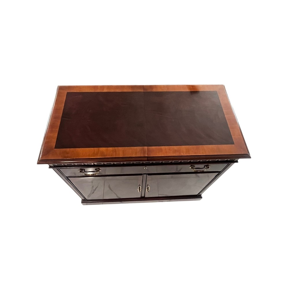 Drexel Mahogany Expandable Server Cabinet