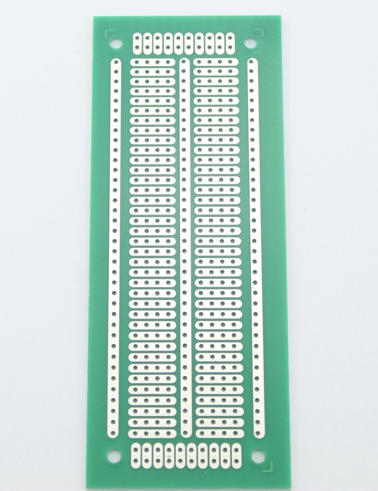 4pc Single Sided PCB Permanent Breadboard Layout 5er Proto Perf Board 4.7x11.6cm