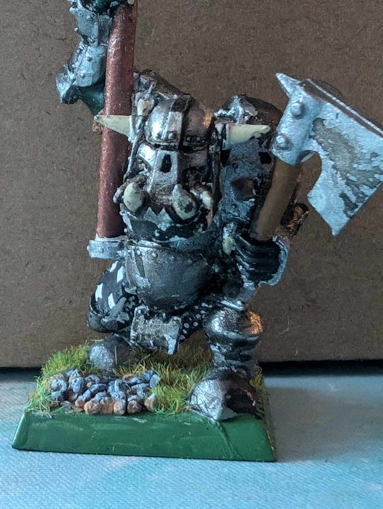 Warhammer Rare Metal Black Orks OOP x 24.