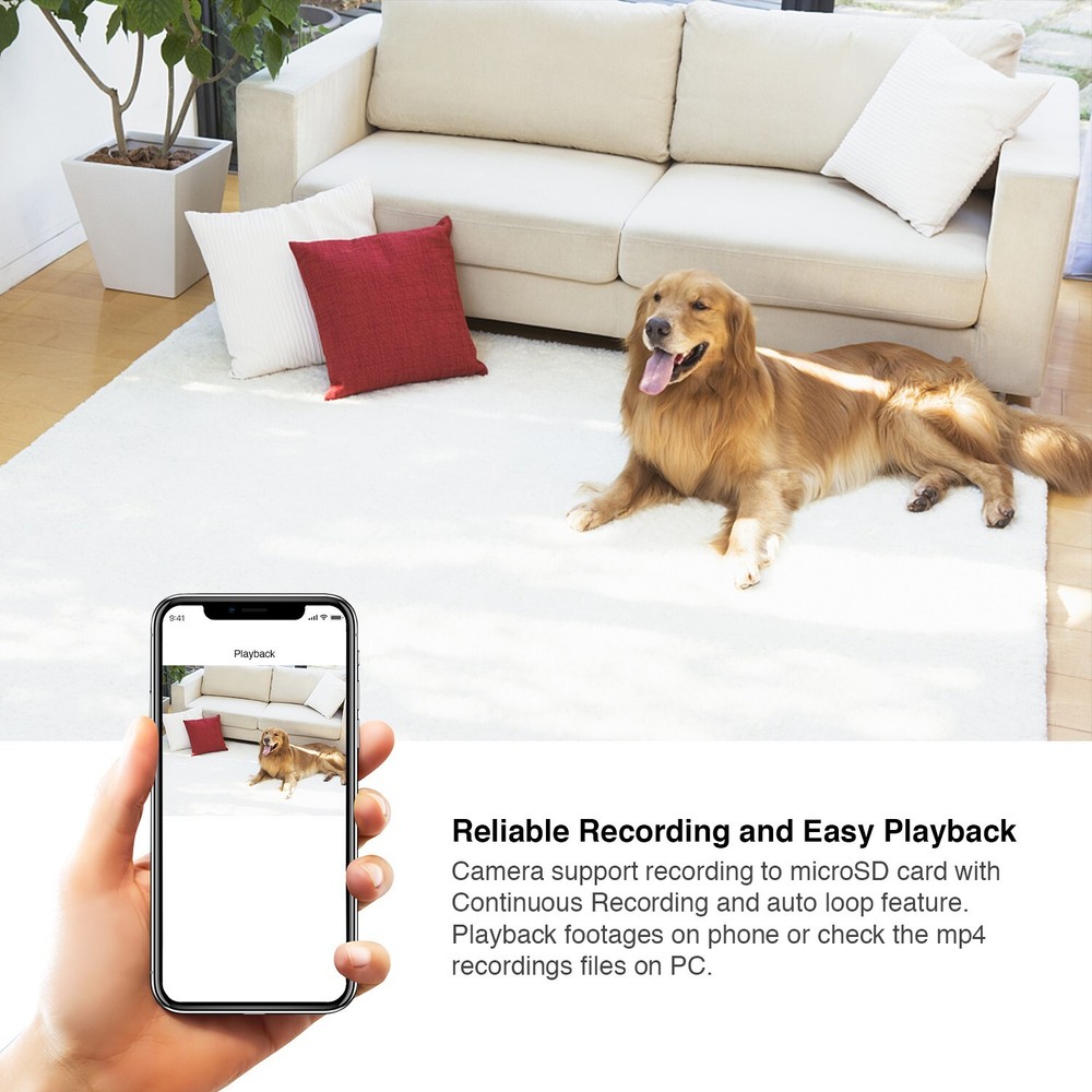 4K Mini Camera WiFi Wireless Camera Security Camera SD card -KinetCam