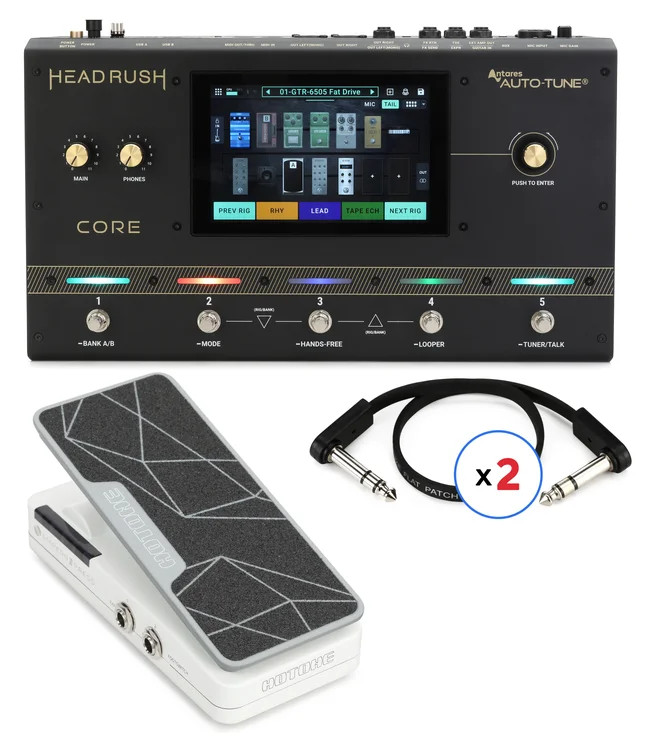 Headrush Core Guitar Multi-effect/Amp Modeler/Vocal Processor Unit and