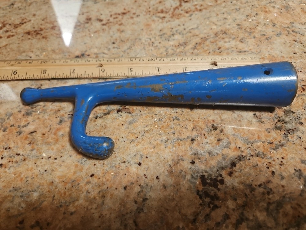 Early Cast Iron Boat Hook Buoy Dock Pole End