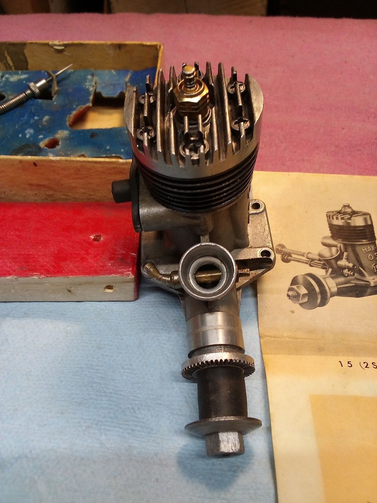 O.S. Max 35 Airplane Engine With Box & Instructions