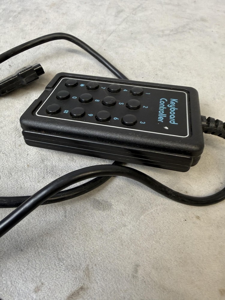Vintage Atari Keyboard Controller 12-Button Keypad 9-Pin AMP Plug