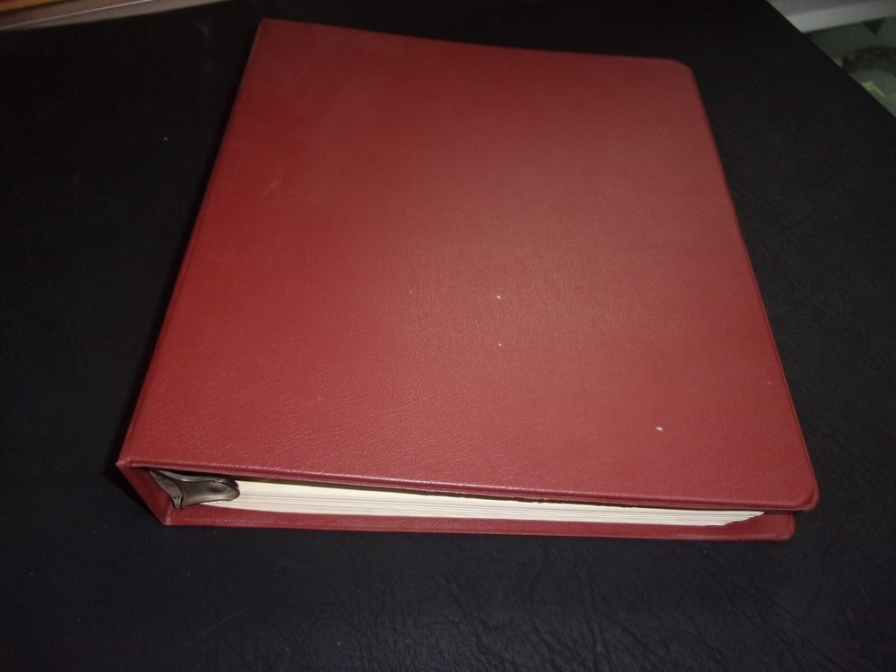 KAPPYSSTAMPS MINKUS 3 RING BINDER PAGES 1893-1952 CLEAN NO STAMPS