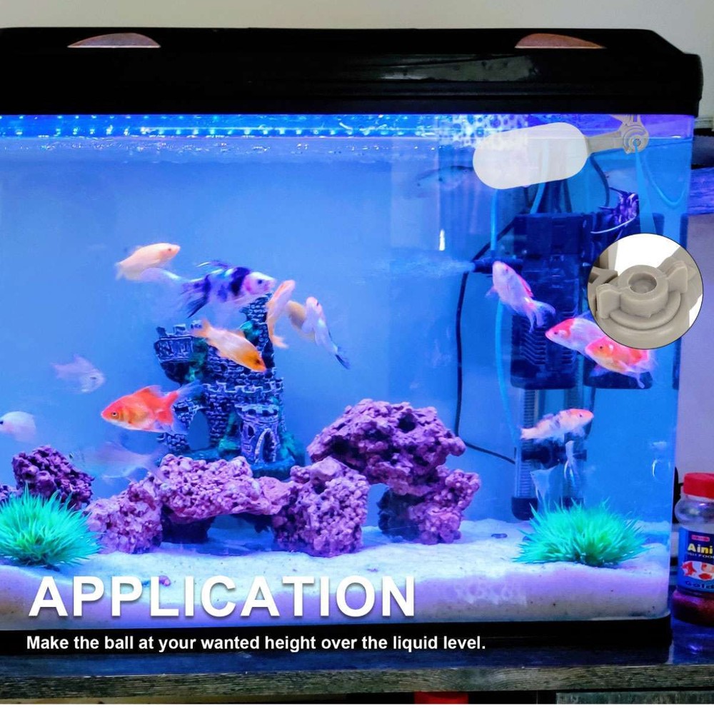 4x Water Float Valve Adjustable Arm water Filter Float 1/2" Automatic Fill Stop