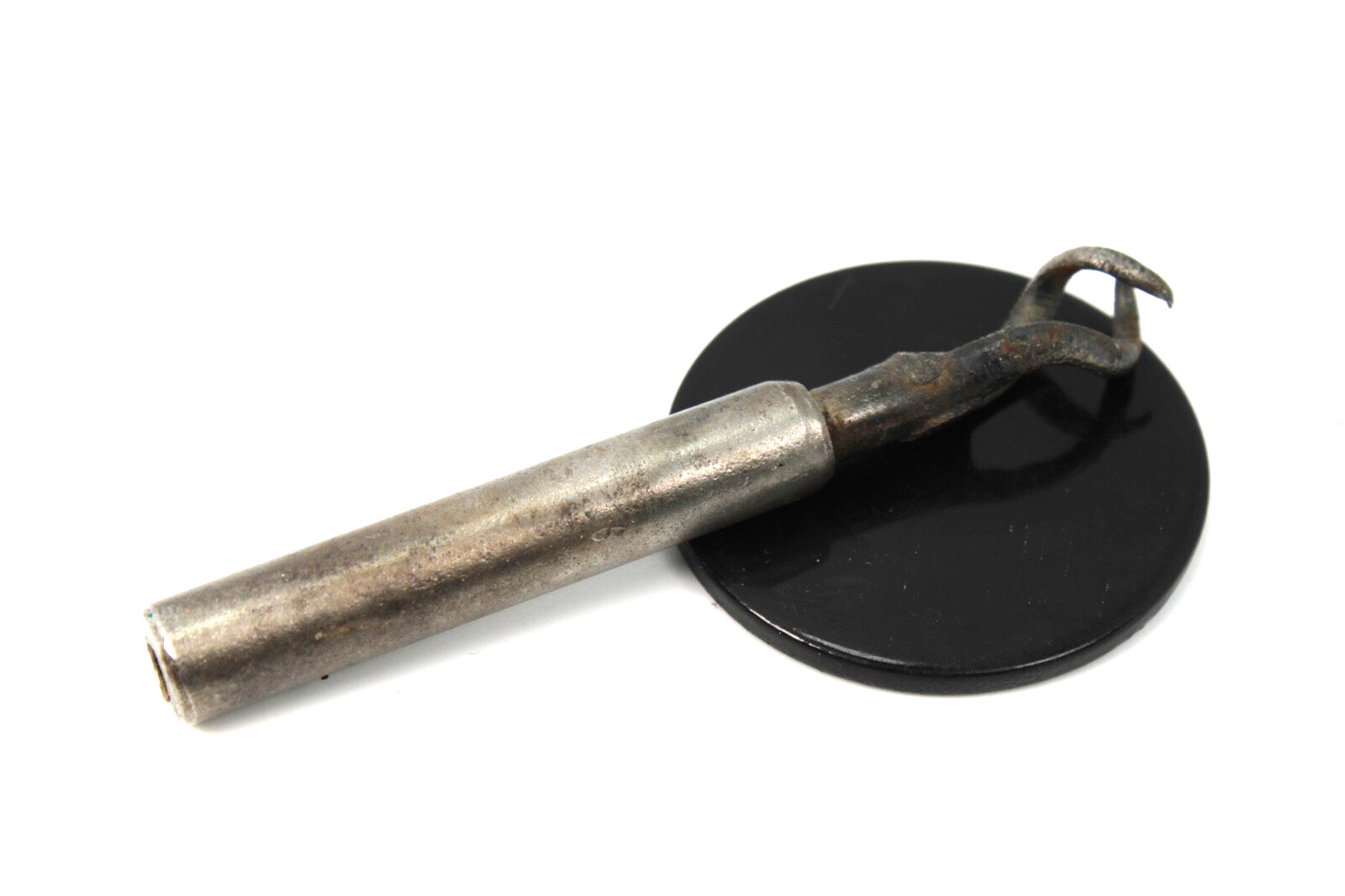 Antique Iron CLEANING TOW WORM for Musket - Civil War era Puller 19th century