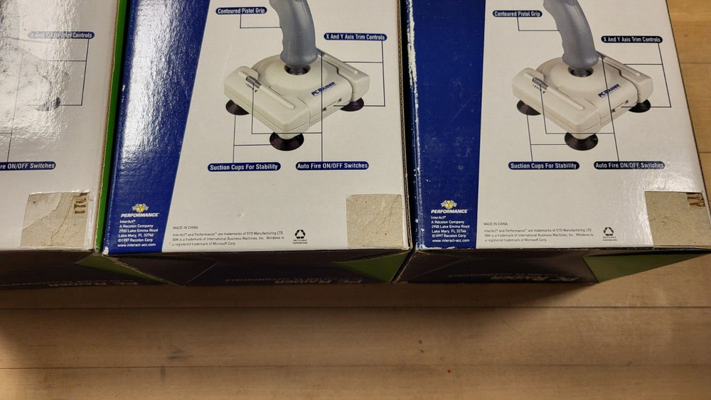 PC Raider Joystick Controller by Performance for DOS & Windows 95 Games NEW