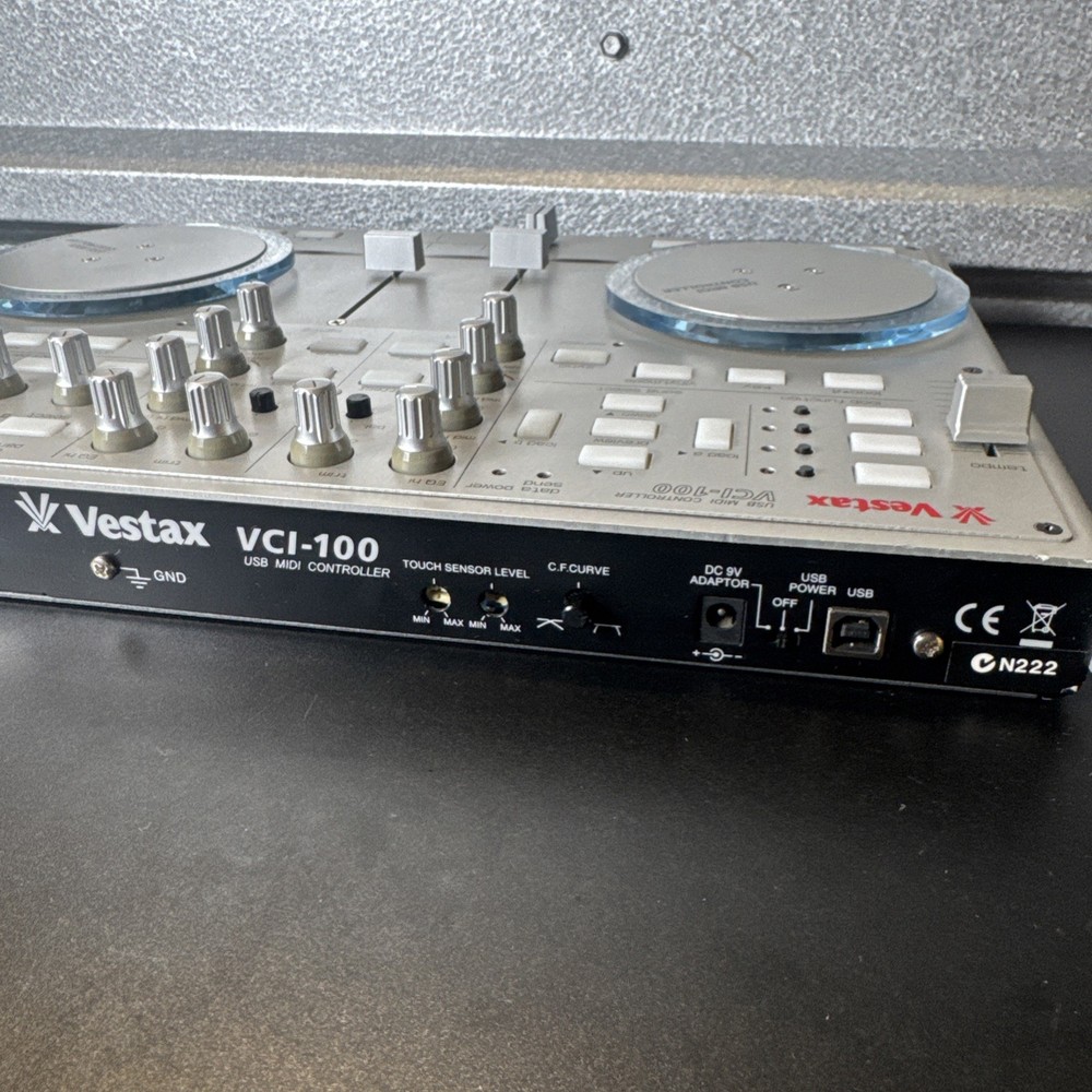 Vestax VCI-100 DJ MIDI Controller Professional Compact Digital Mixer