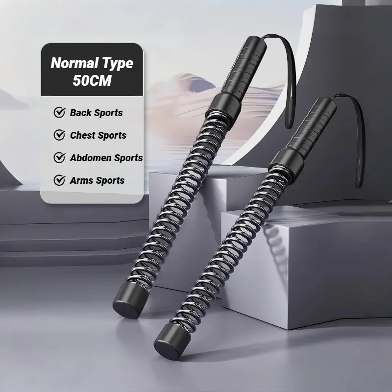 Cordless Battle Rope Strength Training Bar Multifunctional Power Training System
