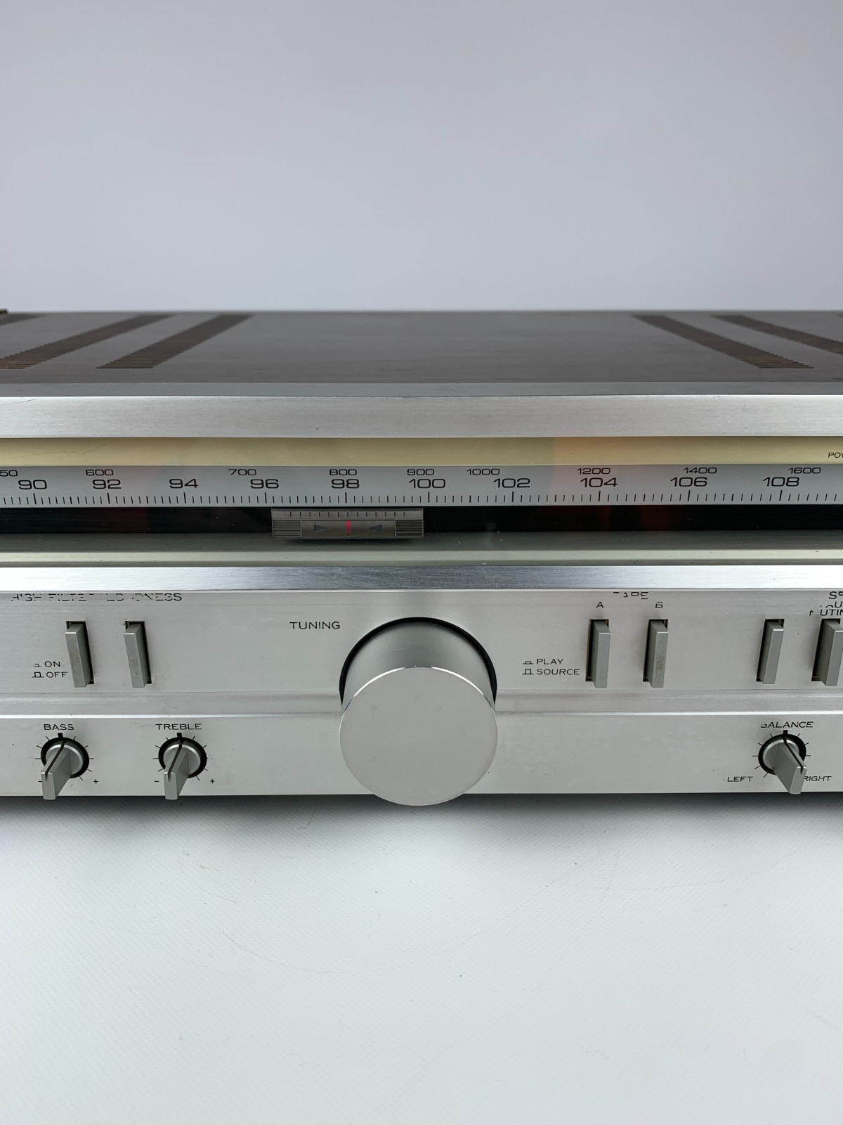 VTG Kenwood KR-710 Stereo Receiver Japan High Speed DC Servo Silver WORKS READ