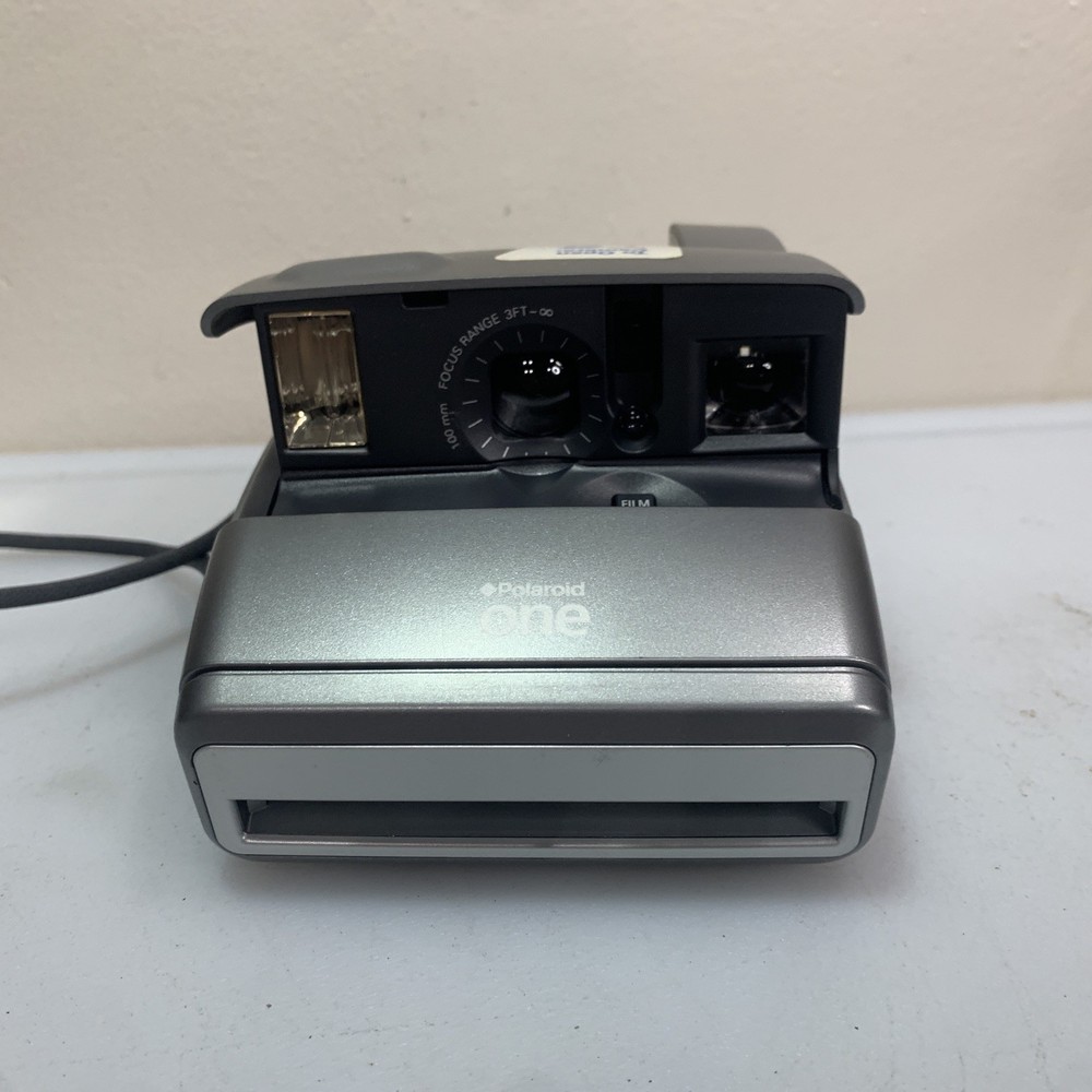 Polaroid One Instant Camera Silver w/ Strap And Bag
