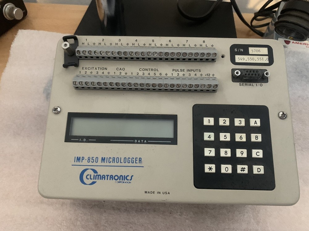 Climatronics Campbell IMP-850 Micrologger Data Logger 101633