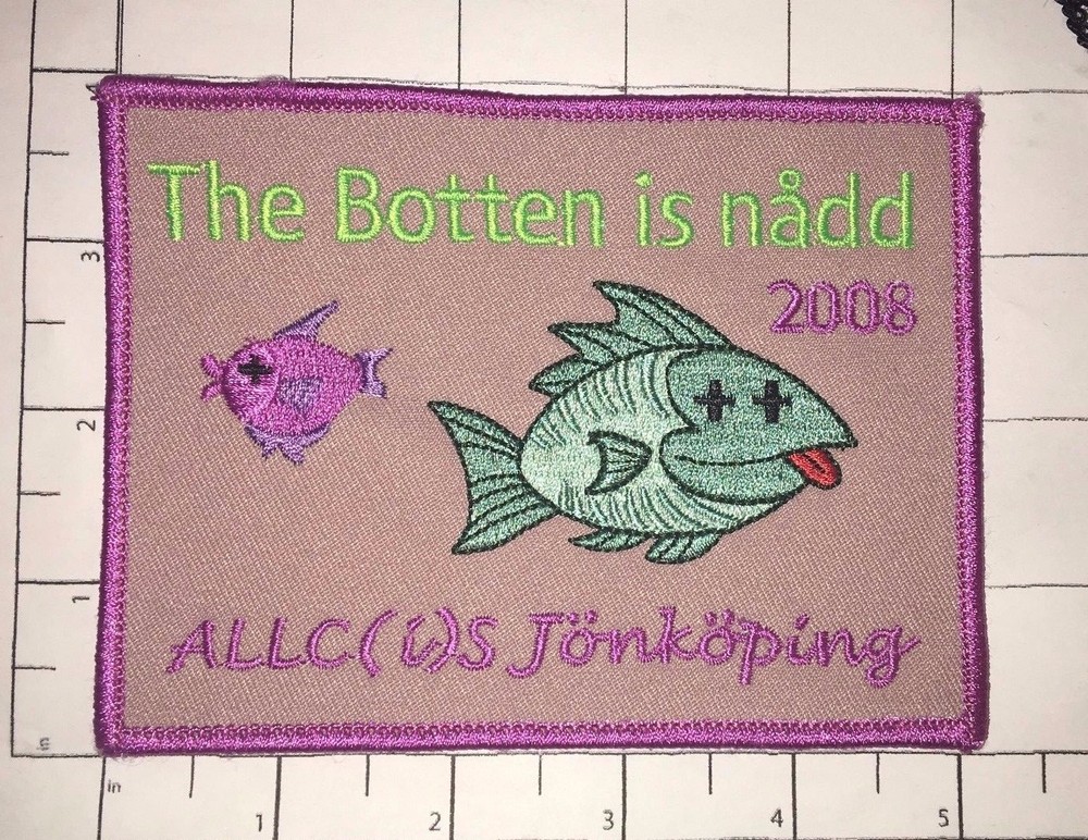 Botten is nådd 2008 Patch - Jönköping - fish