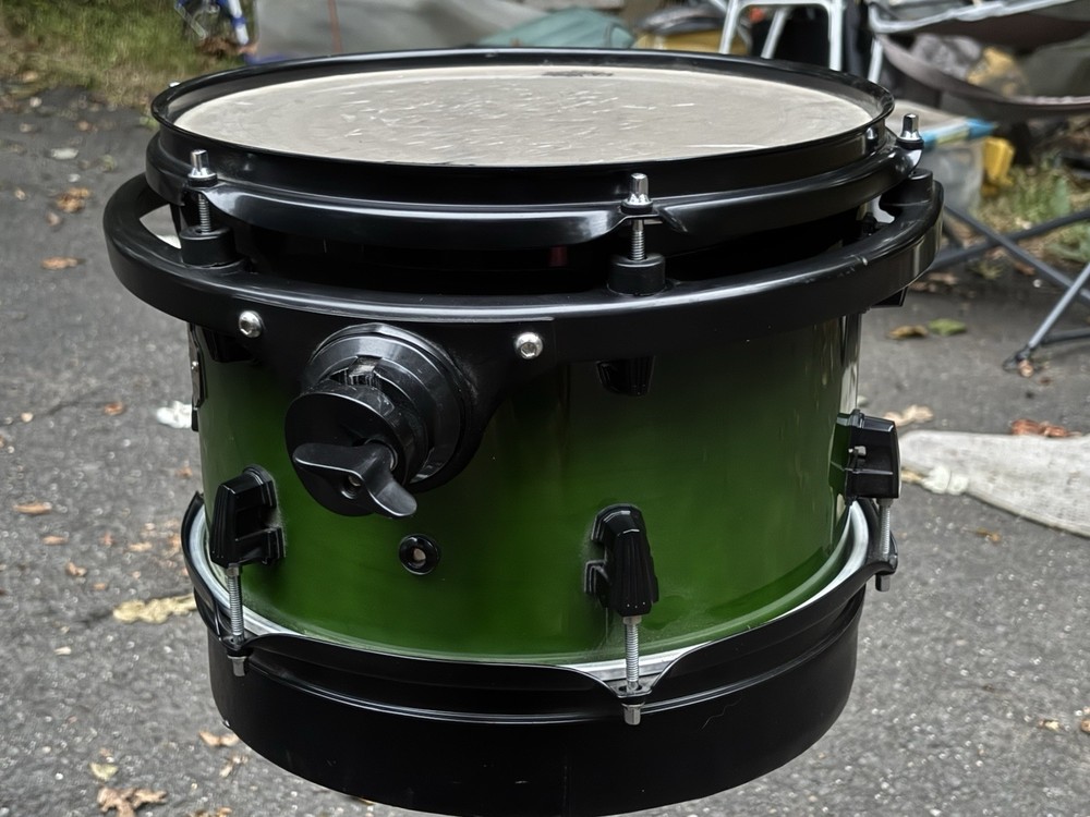 Ludwig Element Evolution 100th 12 x 9" Rack Tom Drum Green Fade