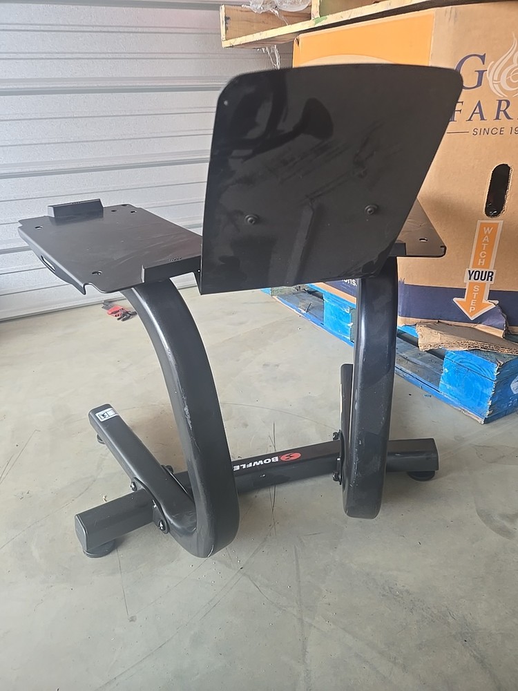 Genuine Bowflex SelectTech 1090 Dumbbell Stand w\ Media Rack Easy Assembly
