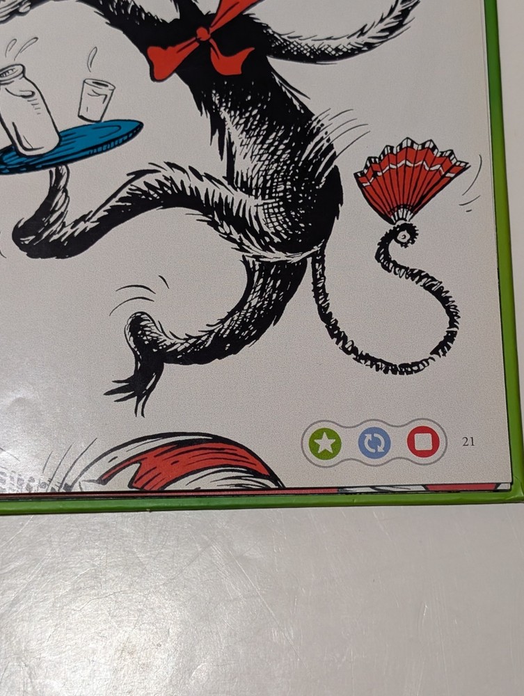 Leap Frog LeapReader TAG Book Dr Seuss Cat In The Hat Developmental Interactive