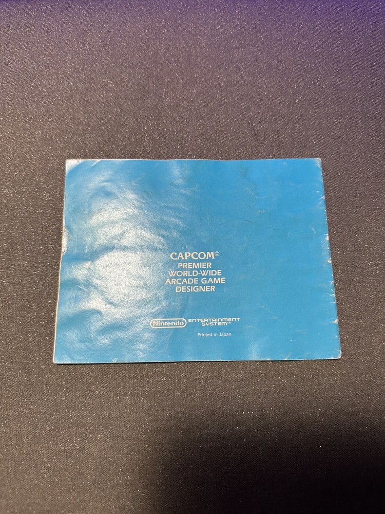 Captain CommandoGhosts 'N Goblins Original Nintendo NES Manual Only