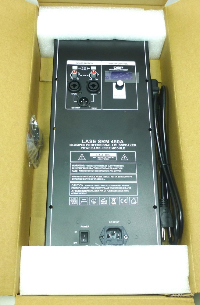 Replacement Amplifier Module for Mackie SRM 450 V1 & V2 Powered Speaker w DSP