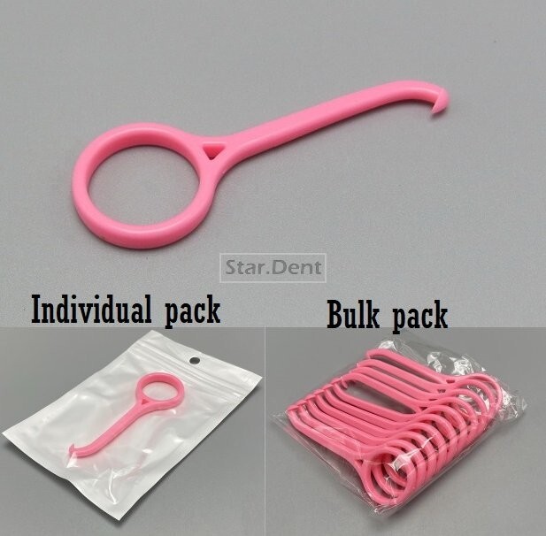 Orthodontic Retainer Remover Invisible Braces Take Off Hooks Aligner Tool Pink