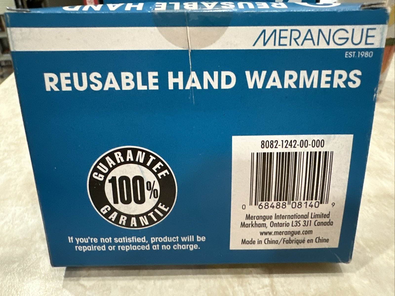 Reusable Hand Warmers. 2-pack Unopened.
