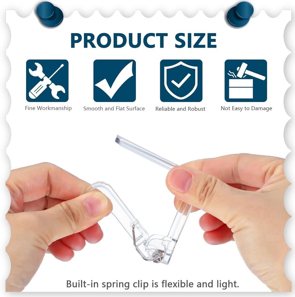 Clear Tablecloth Clips Plastic Table Cloth Clips Spring Loaded Table Cloth 36