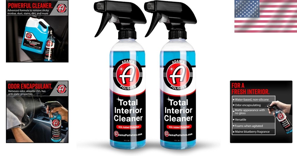 Quick Detailer & Interior Protectant 16oz 2-Pack - Ultimate Car Care Solution