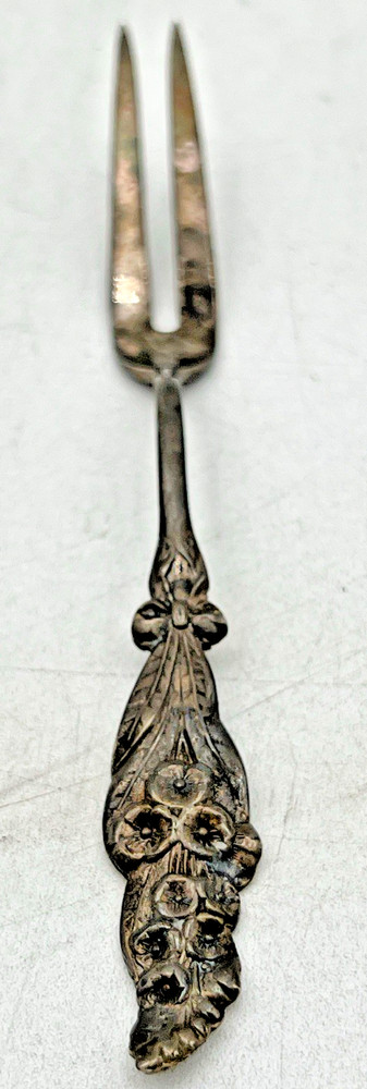 REED & BARTON HARLEQUIN JELLY SERVER, LADLE, LEMON FORK & OLIVE FORK SILVERPLATE